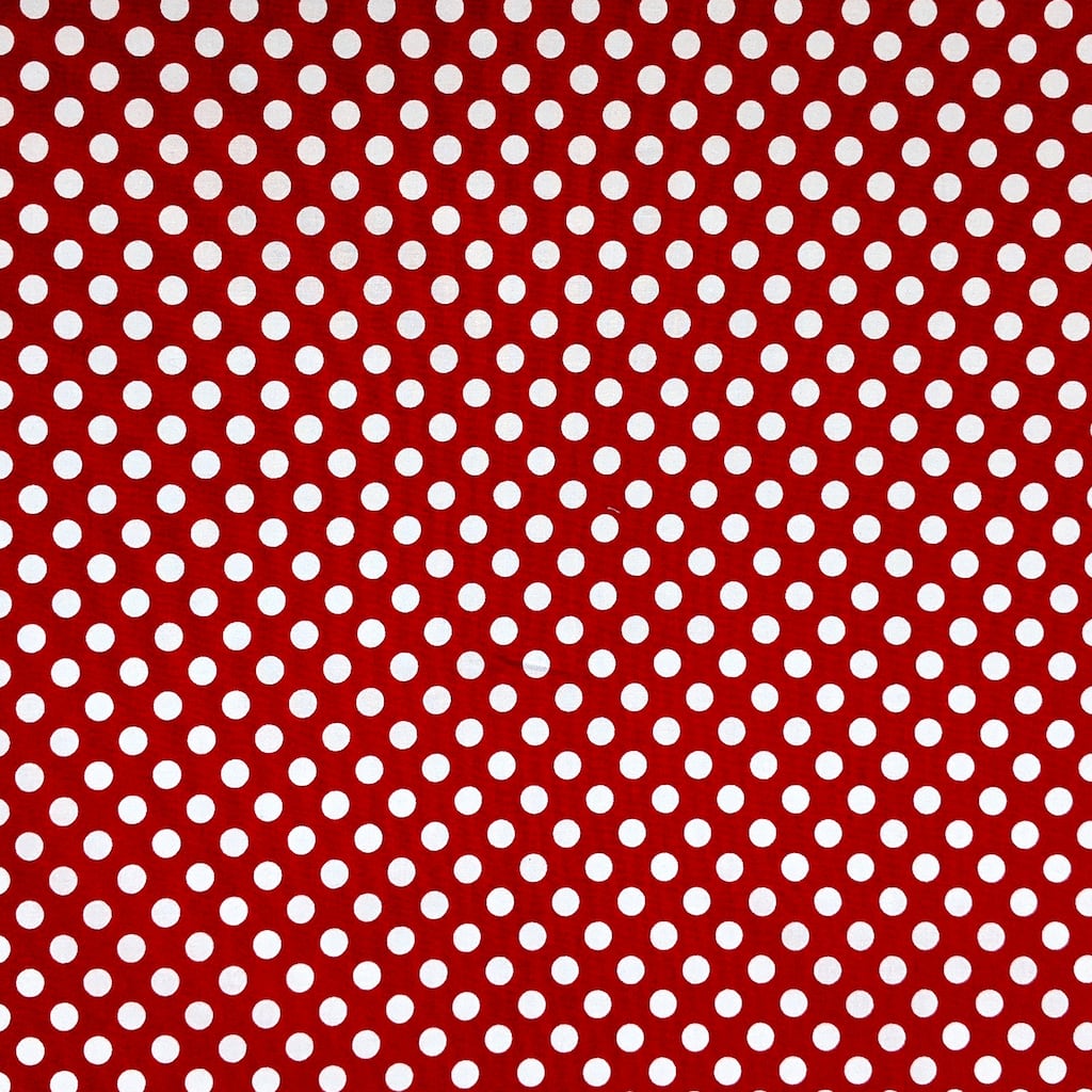 Camelot Fabrics Mixology Dots Crimson Cotton Home Décor Fabric